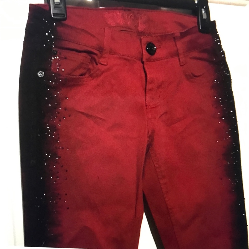 Rhinestone jeans 👖